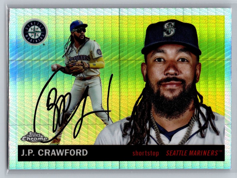 2025 Topps Chrome Platinum #138 J.P. Crawford Prism Refractors