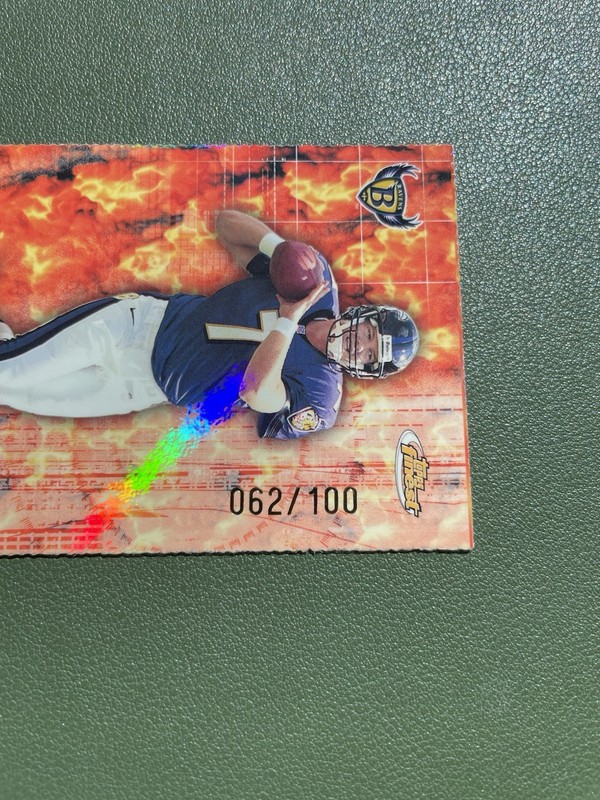 2000 Topps Finest Kurt Warner Gold Refractor /100 Redman 171 Inherent Fire gallery