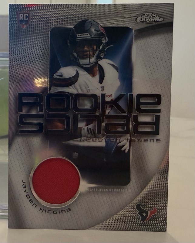 2025 Topps Chrome – Rookie Relics Jayden Higgins #RR-JH (MEM, RC)