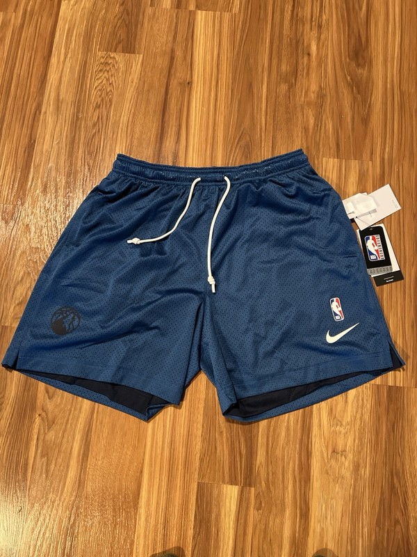 Nike Minnesota Timberwolves NBA Team Issued Reversible Practice Shorts Size L