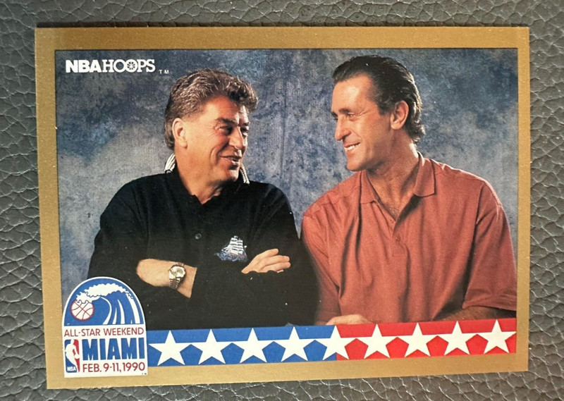 1990-91 NBA Hoops #13 Chuck Daly / Pat Riley / All-Star NBA Basketball Card
