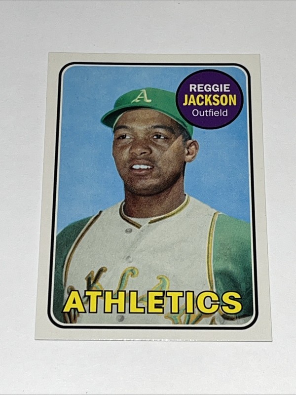 2019 Topps Reggie Jackson Iconic Card Reprints #ICR-79 Oakland Athletics