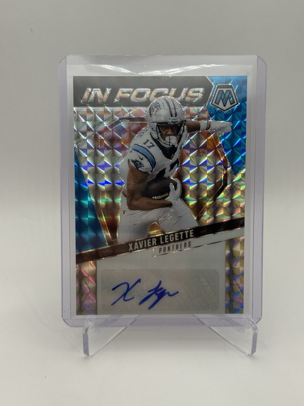 2025 Panini Mosaic – In Focus Signatures Xavier Legette #IFS-XLE Auto Panthers