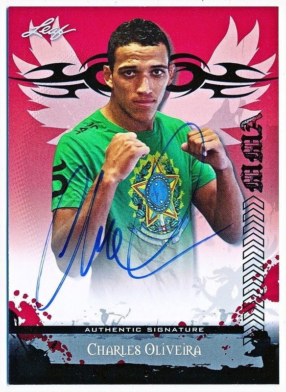 2010 Leaf MMA Charles Oliveira Autograph Auto Rc #AV-CO1 – QTY AVAIL