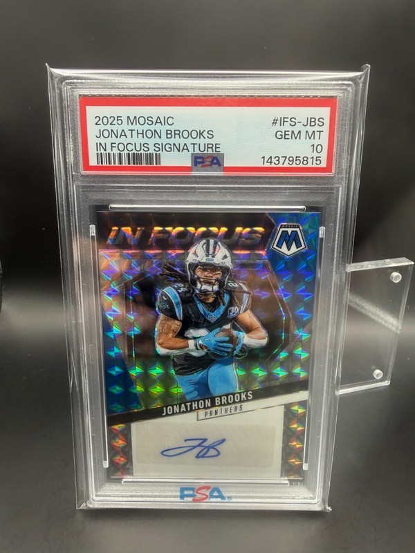 2025 Panini Mosaic In Focus Signatures Jonathon Brooks #IFS-JBS