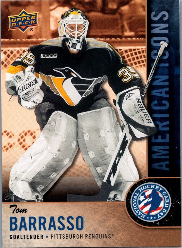 2018 Upper Deck National Hockey Card Day – Tom Barrasso #USA-11 – Penguins
