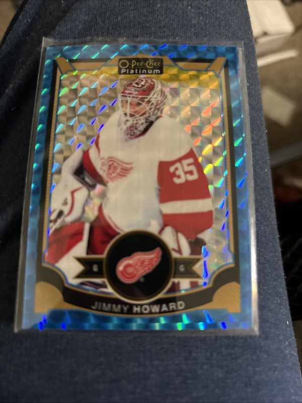 2015-16 O-Pee-Chee Platinum Blue Cubes /75 Jimmy Howard #103