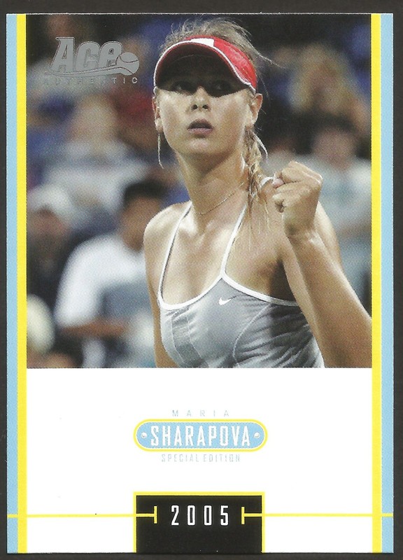 2005 ACE JAPAN HOLIDAY MARIA SHARAPOVA RC #MS-40 ROOKIE SPECIAL EDITION
