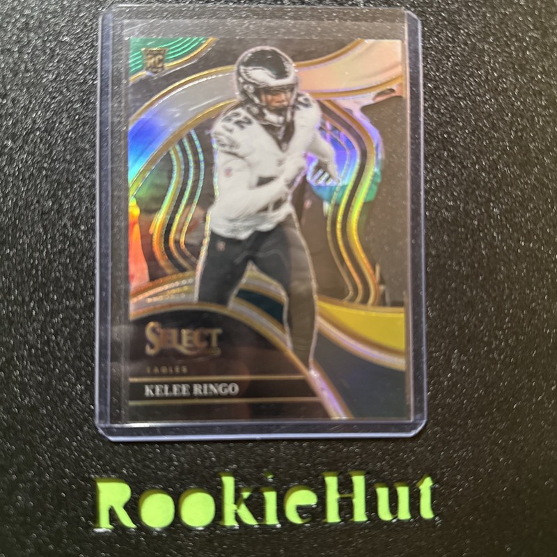 RH120 2024 Panini Select Green And Yellow Die Cut #245 Kelee Ringo RC