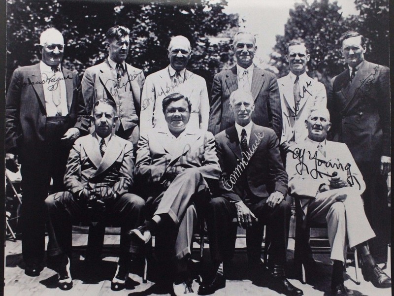 1939 Baseball Hall of Fame Induction Signed Autograph 8×10 First HOF *REPRINT*