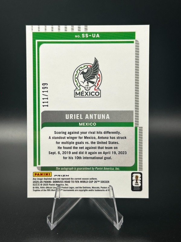 2025-26 Donruss RTWC Signature Series - Uriel Antuna Auto /199 gallery