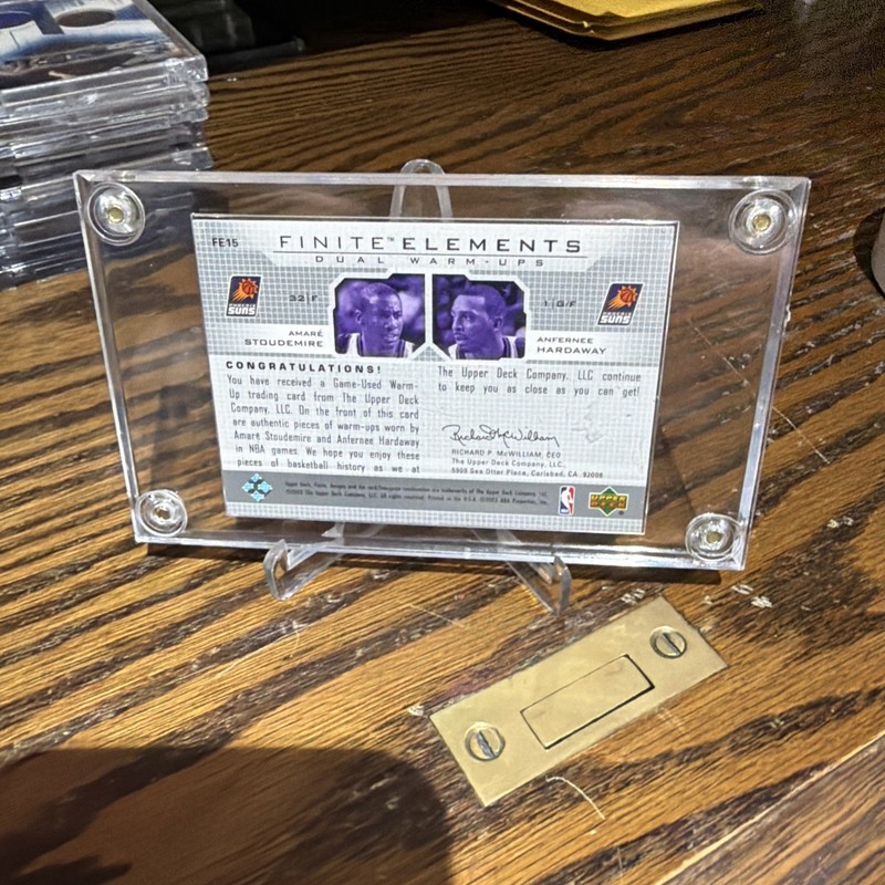 2003-04 Finite-Elements Dual Warm-Ups Anfernee Hardaway, Amare Stoudemire #FE15 gallery