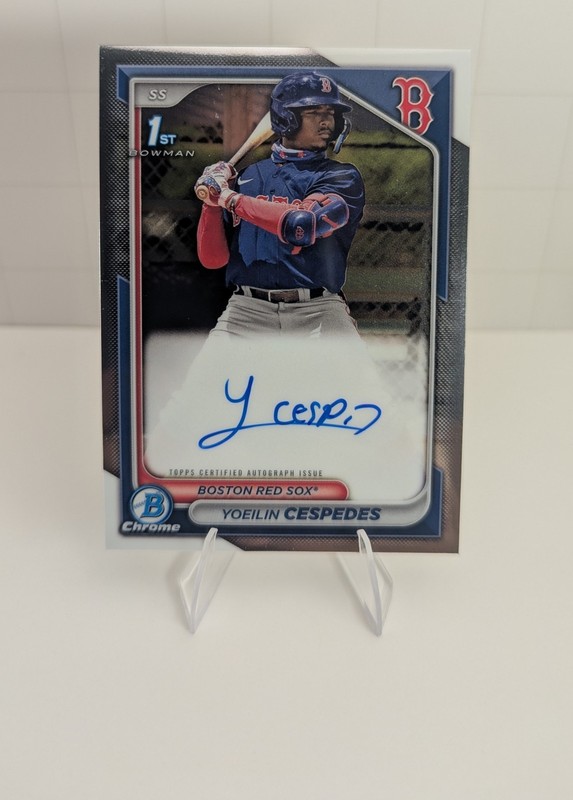 Yoeilin Cespedes 2024 Bowman – Chrome Prospect Autographs #CPA-YCE (AU, RC)