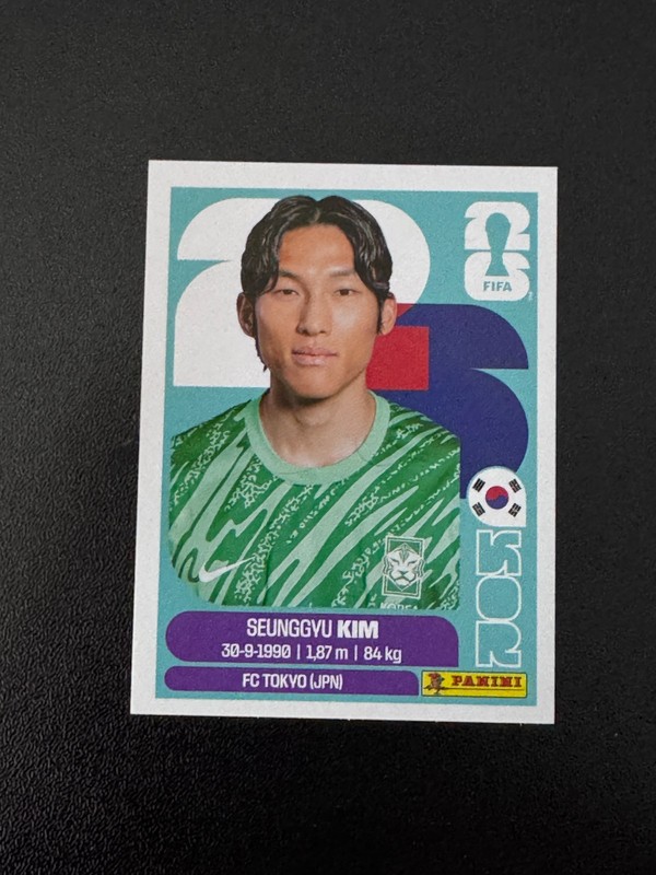 2026 Panini World Cup Stickers – South Korea