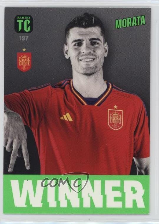 2024 Panini Adrenalyn XL Top Class Winner Alvaro Morata #197 0jf5