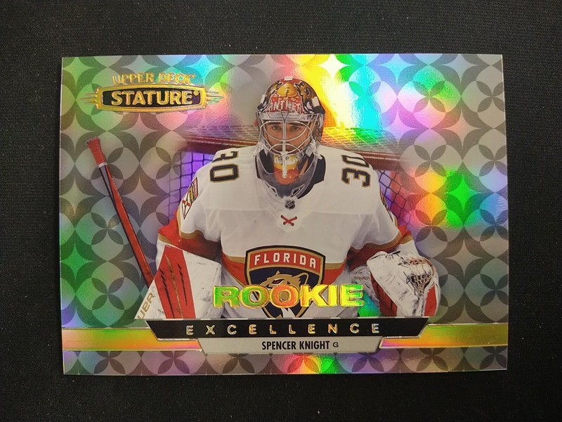 2021-22 UD Stature Spencer Knight Rookie Excellence RC FLORIDA PANTHERS GD