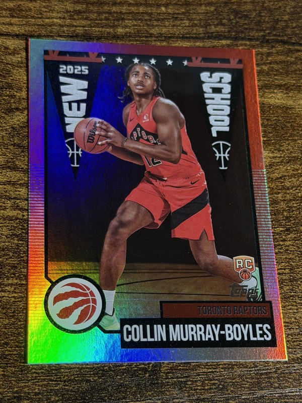 COLLIN MURRAY-BOYLES 2025-26 Topps #NS-9 Raptors Rookie New School Holo