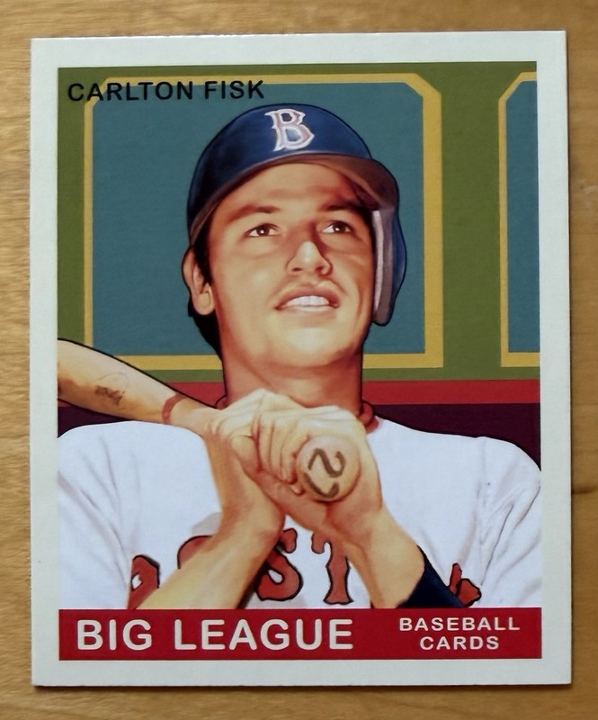 2007 Upper Deck Goudey Carlton Fisk Green Back #207 Boston Red Sox Mint