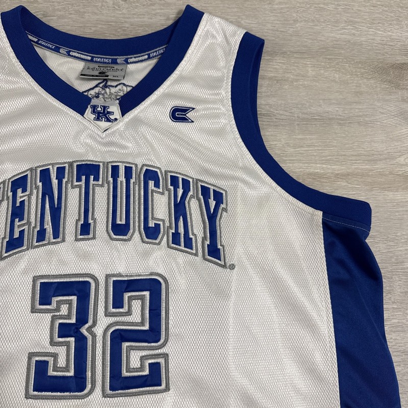 Kentucky Wildcats Basketball Jersey Colosseum Athletics Men's White XL NCAA gallery