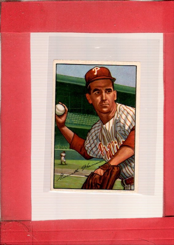 1952 Bowman #35 Granny Hamner EX+ Excellent+ Phillies ID:76338