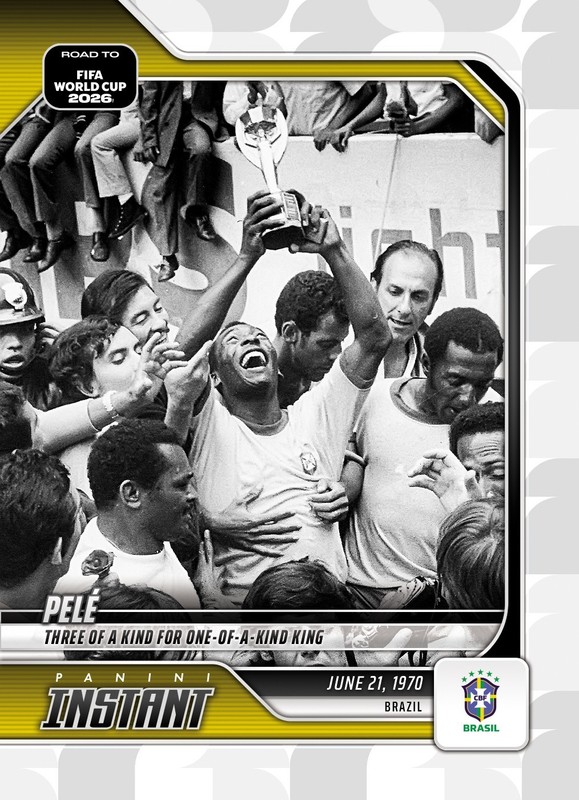 *PRESALE* 2026 Panini Instant Road To FIFA World Cup Pele #50