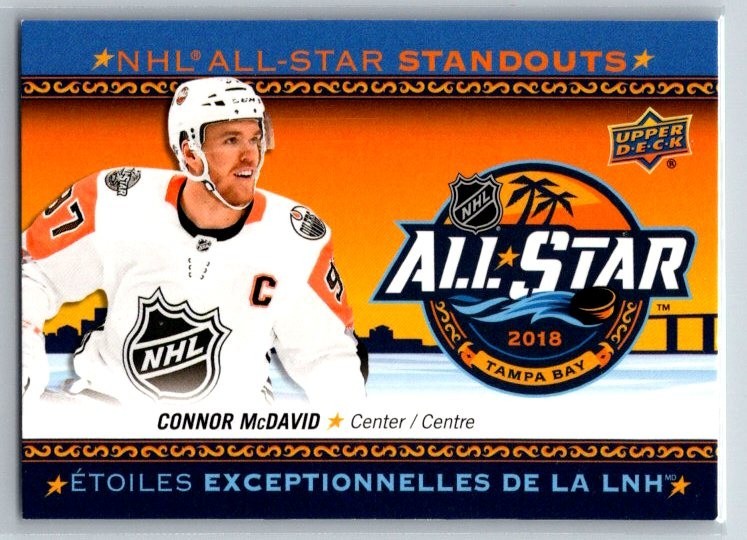 2018-19 Upper Deck Tim Horton’s All-Star #AS-1 Connor McDavid Edmonton Oilers