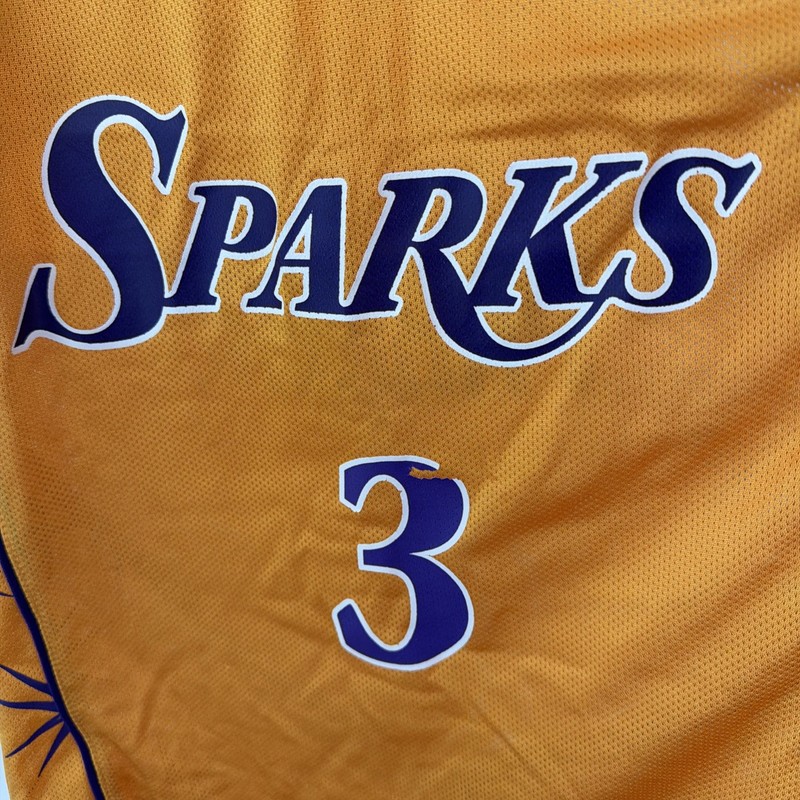 Y2K 2008 Adidas WNBA Los Angeles Sparks Candace Parker Jersey Size Small gallery