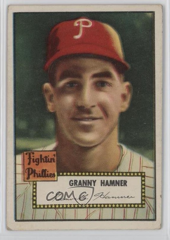 1952 Topps Granny Hamner #221 0z0n