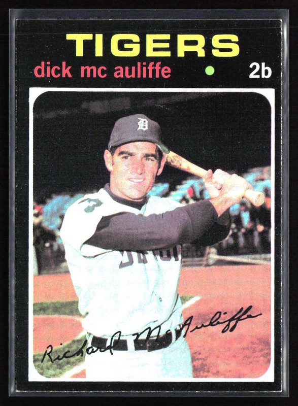1971 Topps #3 Dick McAuliffe