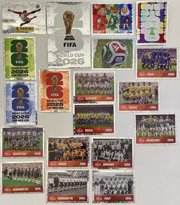 2026 Panini FIFA World Cup Stickers US Edition #00-#FWC19 – Pick Your Stickers