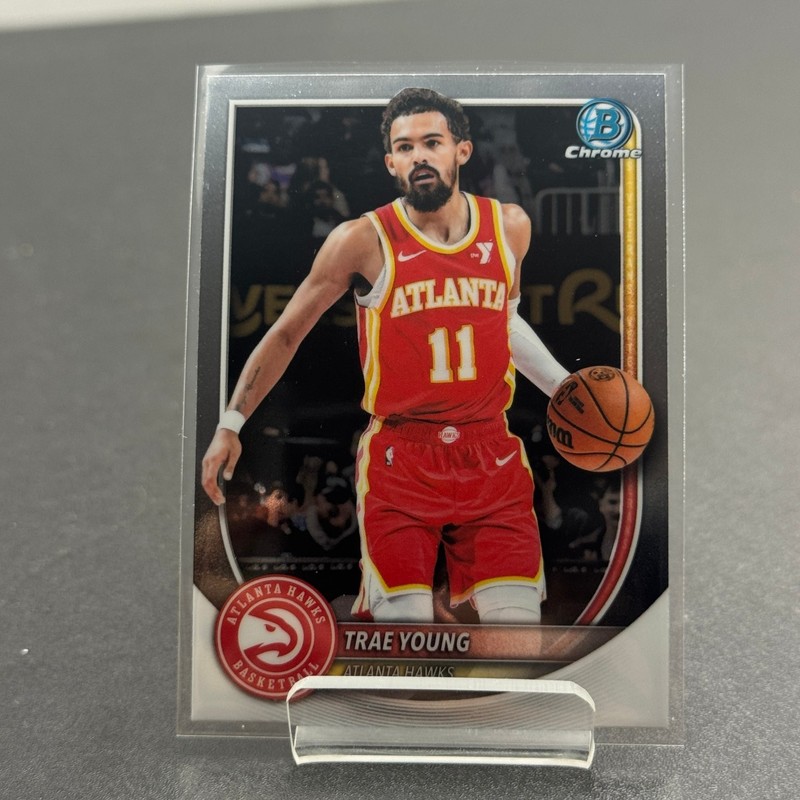 Trae Young Atlanta Hawks 2025-26 Bowman Chrome Topps Bowman Briefing Insert