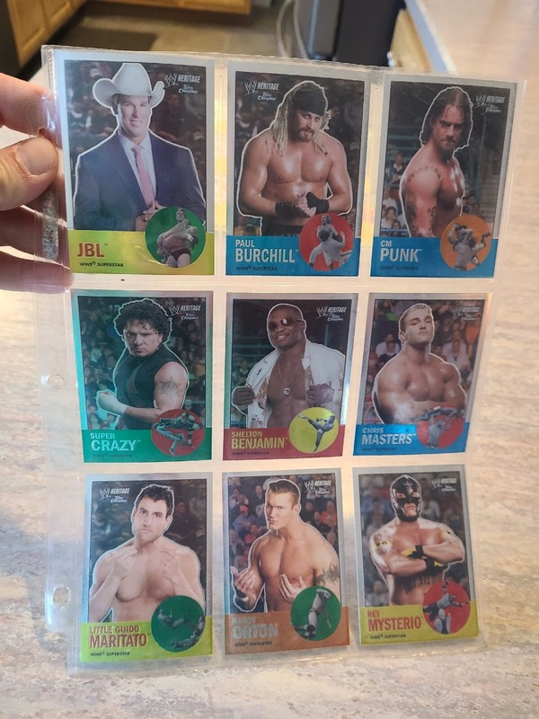 2007 WWE Topps Heritage Chrome and Turkey Red Singles Build Your Set gallery