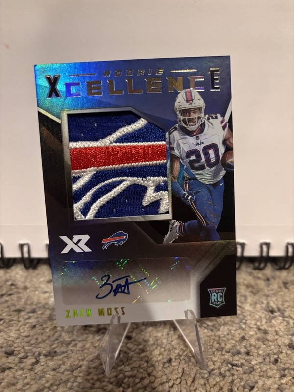 2020 Panini XR – Rookie Xcellence RPA Zack Moss 1/1🔥 Buffalo Bills