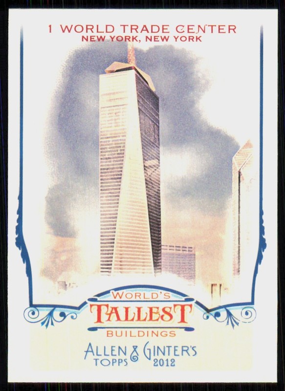 2012 Topps Allen & Ginter World’s Tallest Buildings 1 World Trade Center #WTB5
