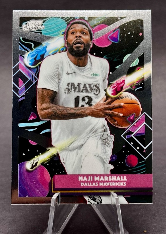 2025-26 Topps Cosmic Chrome – Naji Marshall Base #122 Dallas Mavericks