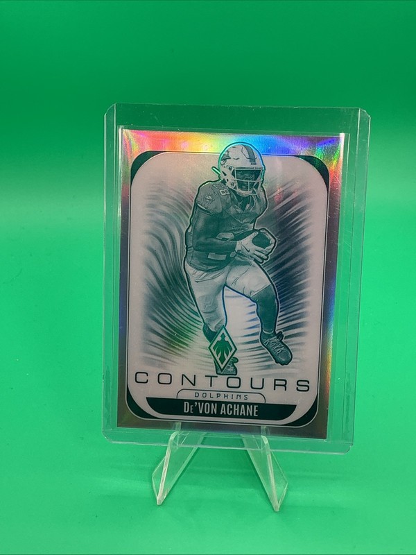 2025 Panini Phoenix Silver Contours Devon ACHANE Miami Dolphins