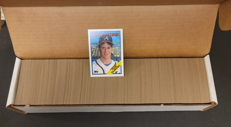 1988 Topps Baseball Complete Set #1-792 From Vending Case, Glavine HOF RCs