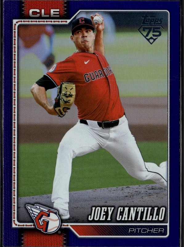 2026 Topps Series 2 #691 Joey Cantillo /250Purple Holo Foil /250