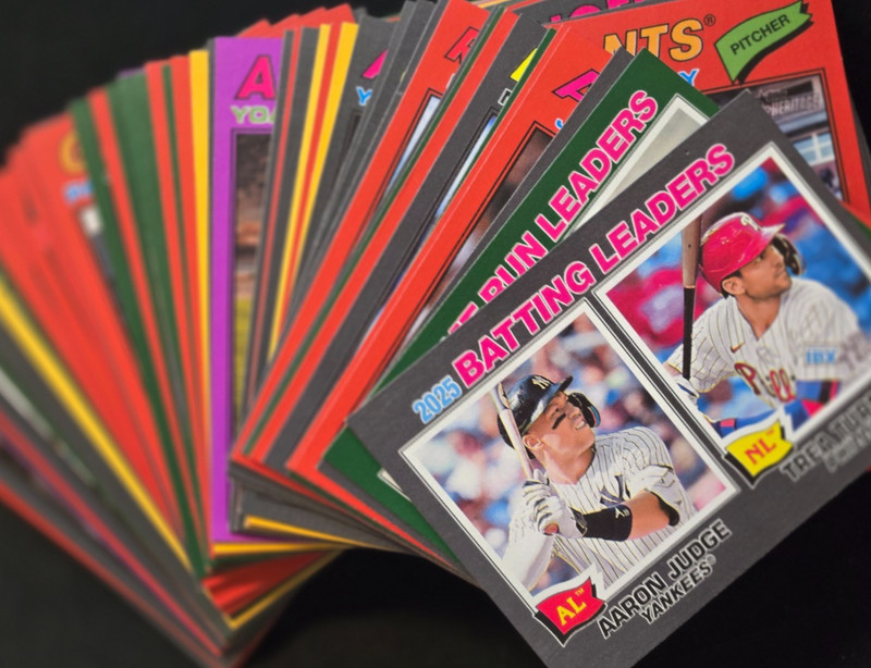 2026 Topps Heritage Color Border – #1-200 – Gray Red Green Yellow Purple