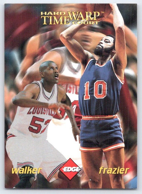 1996 Collector’s Edge Rookie Rage #TW10 Samaki Walker / Walt Frazier