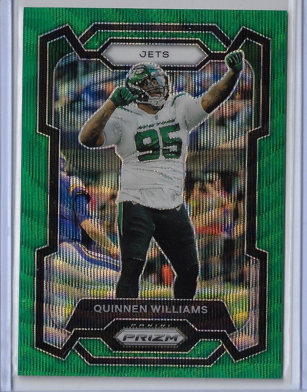 2023 Panini Prizm – Quinnen Williams #234 Green Wave Prizm
