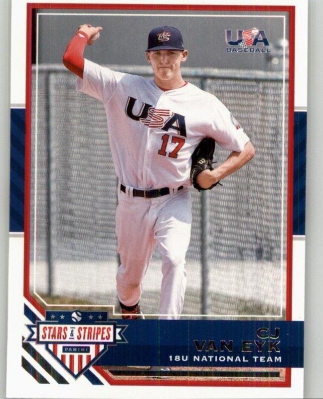 2017 Panini Stars & Stripes USA Baseball CJ Van Eyk #41