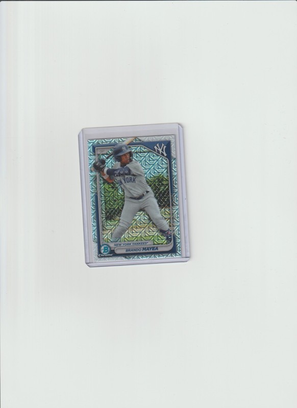 2024 Bowman – Chrome Prospects Brando Mayea #BCP-84 Mojo Refractor (RC)