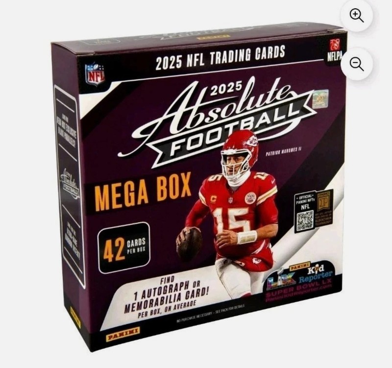 2025 Panini Absolute Football NFL Factory Sealed Mega Box