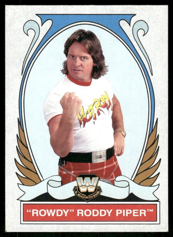 2008 Topps Heritage WWE #81 “Rowdy” Roddy Piper wrestling card