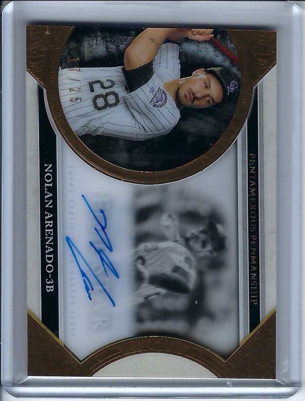 2020 Topps Five Star – Pentamerous Penmanship Nolan Arenado #PP-NAR /25