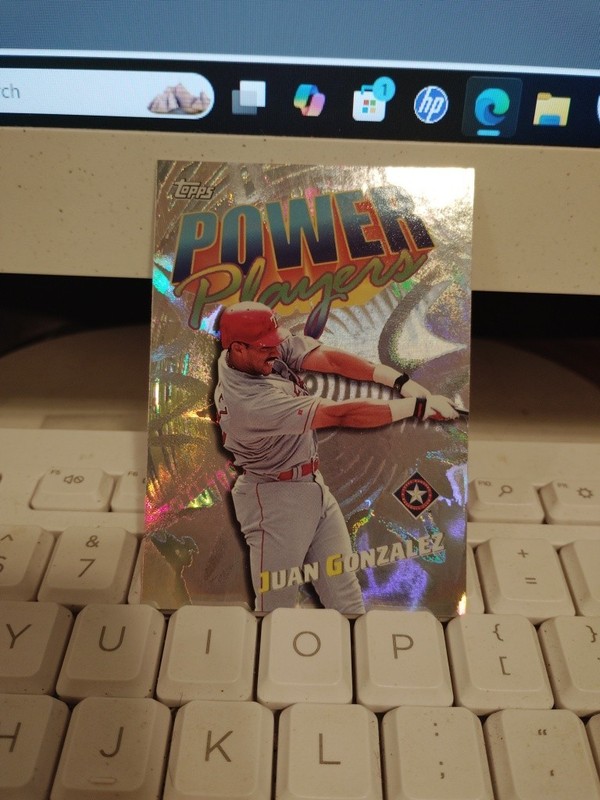 1999 Topps #P1 Juan Gonzalez Texas Rangers Power Players