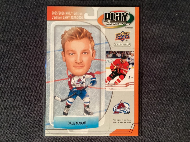 Cale Makar 2025-26 Upper Deck Extended Play Makers Insert Hockey Card # PM-18
