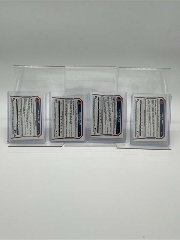 2026 Bowman Franklin Arias Lot of 4 Cards #BP-27 Boston Red Sox Baseball Cards gallery
