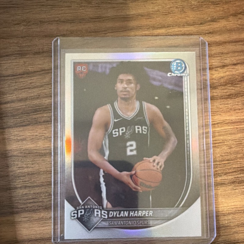 Topps Chrome 2025-26 Dylan Harper Spurs Rookie Bowman Briefing #BRR-2